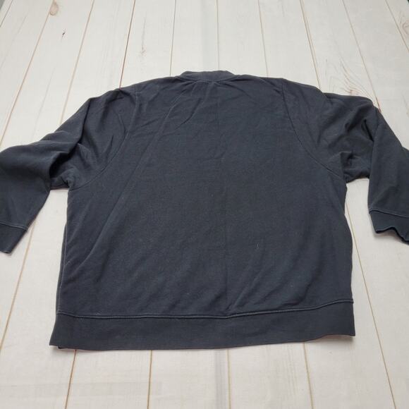 Allsaints Leti Freida oversized sweater pullover black snap side mock neck - Picture 5 of 5